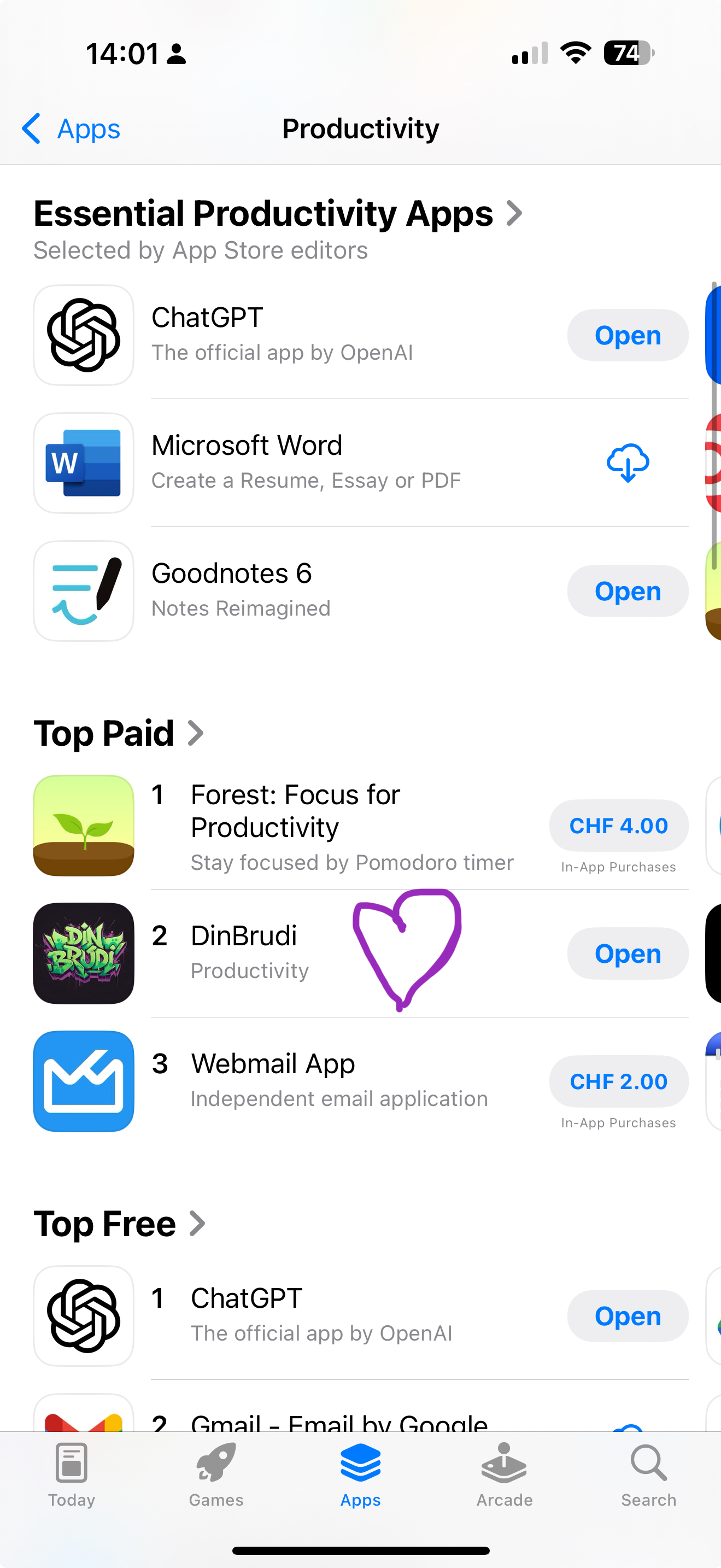 DinBrudi V1 in App Store