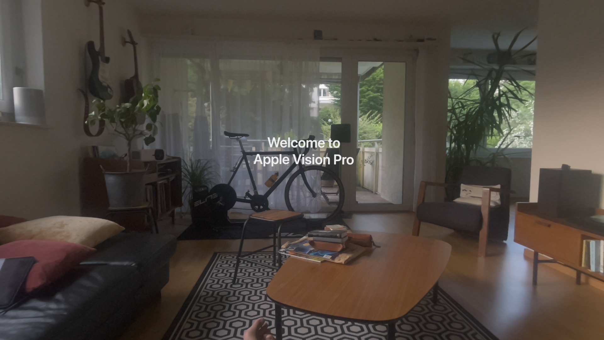 Indoor Trainer in Hasenbart Garage